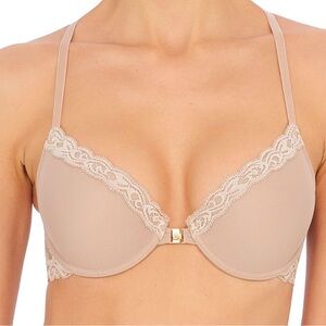 Natori Women's Feathers Front Close Racerback Bra 34D